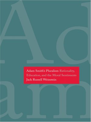 cover image of Adam Smith's Pluralism
